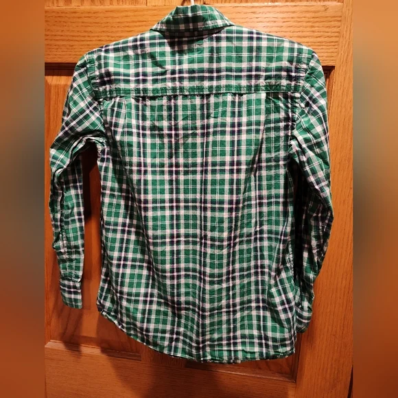 GAP Boys M (8) Plaid Shirt - Picture 4 of 5